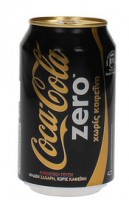 COCA COLA - ZERO ΧΩΡΙΣ ΚΑΦΕΙΝΗ ΚΟΥΤΙ 330 ML